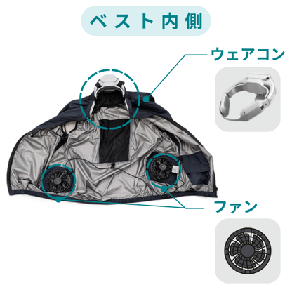 ウェアコン専用 ファンベスト